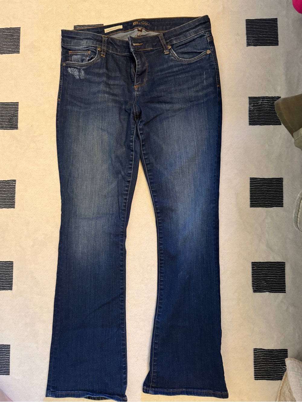 Kut from the Kloth Dark Blue Flare Jeans